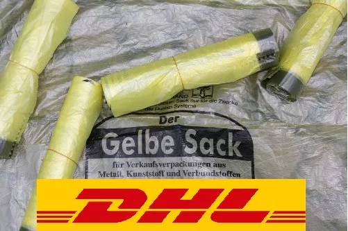 NEU Gelbe Säcke Gelber Sack Müllbeutel Müllsack mit Zugband bis 200 Rollen
