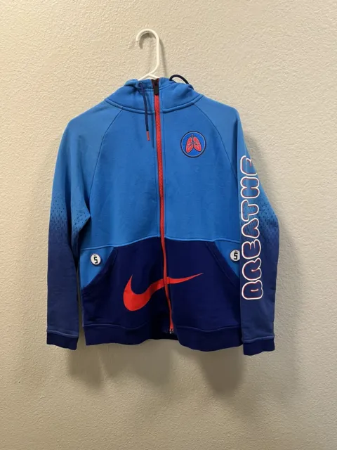 Chloes Nike Rally Full Zip freestyle Hoodie Women’s Blue Size M