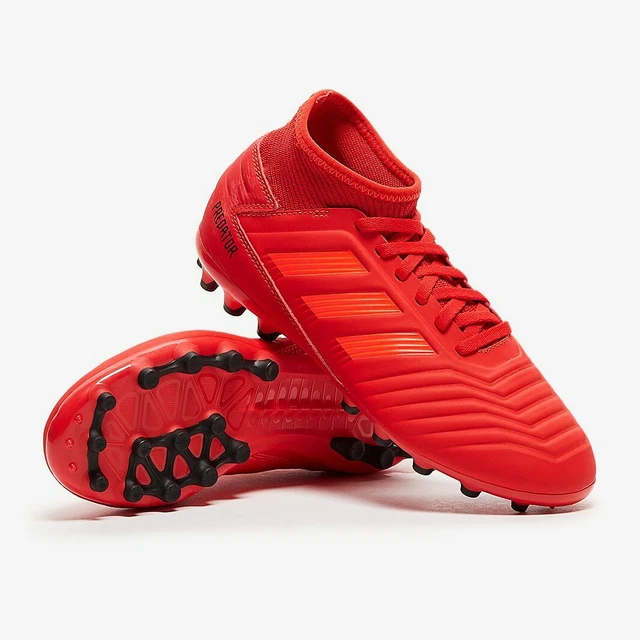 Scarpe Da Calcio Adidas Predator 19.3 Artificial Grass Ragazzo Ag J Rosso D98005