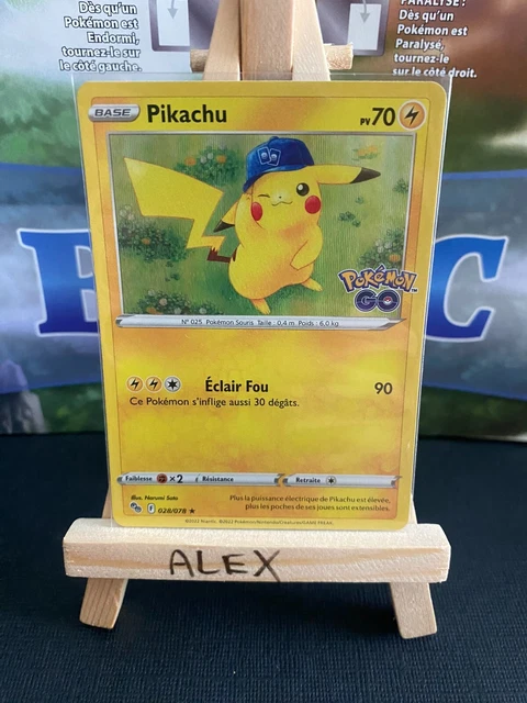 Pokemon Card Pikachu holo 028/078 / block EB Pokemon Go / new FR