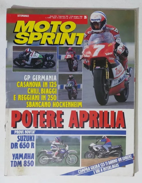 34981 Motosprint 2000 a. XVII n. 25 - GP Germania / Chili / Biaggi