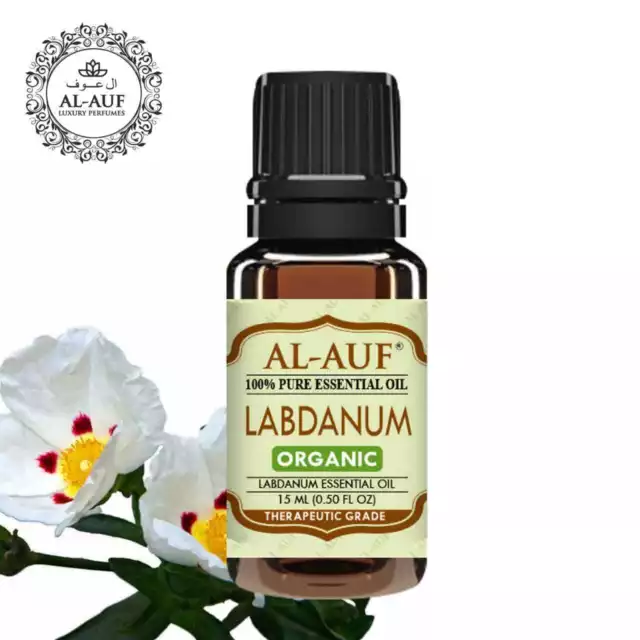 AL-AUF 100% Pure Essential Oil Labdanum Organic Therapeutic Grade 15ML/250ML