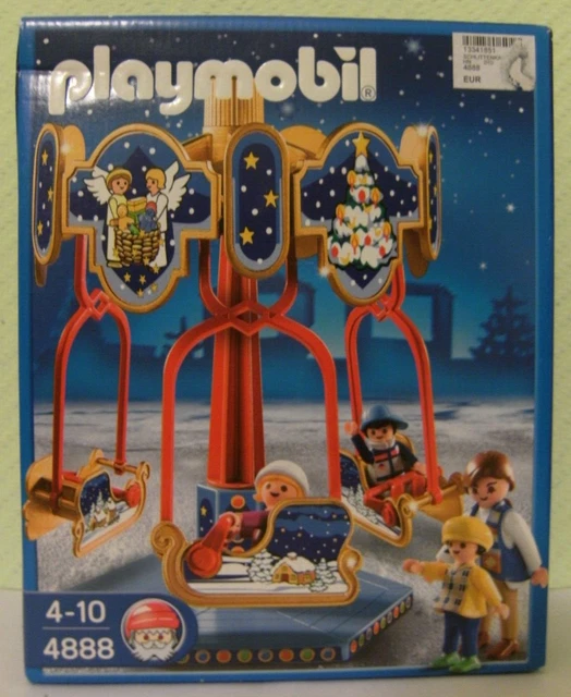PLAYMOBIL SCHLITTENKARUSSELL 4888 Neu & OVP Weihnachten Weihnachtsmarkt ...