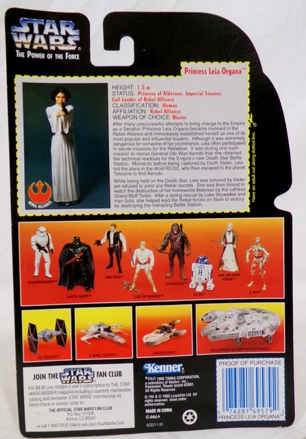 thumbnail image 2 of Star Wars ROTJ Leia Boushh Disguise 1983 Kenner 77 Back Vintage... 2 of 12