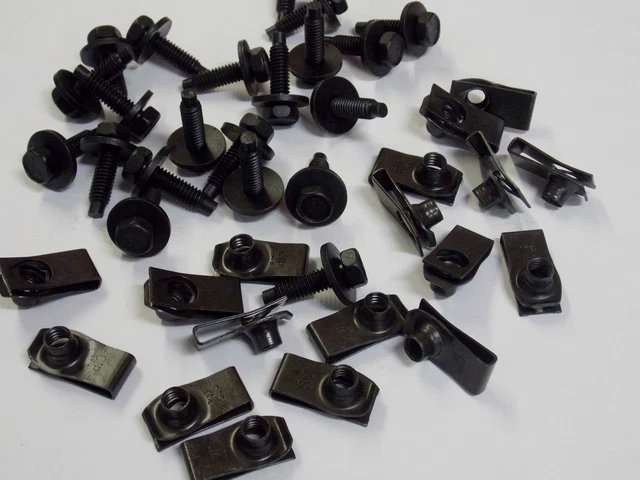 25pc Chrysler Plymouth Fender & Under Hood Bolts – 5/16-18 X 1-3/16 Yellow Zinc (Online Auto Supply)