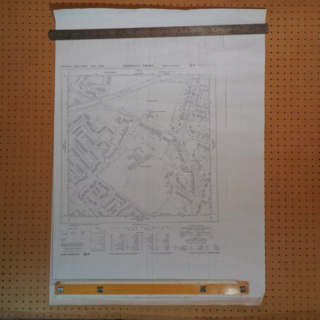 Ordnance Survey NATIONAL GRID PLANS : Grange Junior School - Gloucester : 60x84c