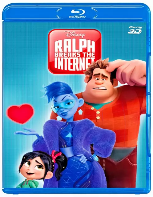 Ralph Breaks the Internet 3D 2018 Blu-Ray Movie "Disc only" Region Free