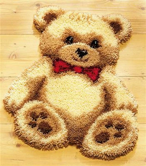 Vervaco Atador Alfombra" Oso Pardo "Vorgezeichnet PN-0014348