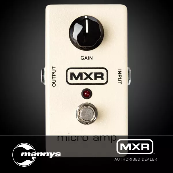 MXR M133 Micro Amp Boost Pedal w/ Gain Control for up to 26dB of Boost