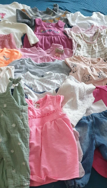 0-3 Months Girl Summer Clothes Bundle Dresses Tops And More