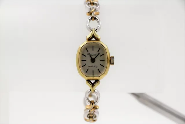 Regent - Gold Plated Jewelry Watch for Ladies With Quartz Mechanism