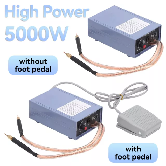 5000W Mini Spot Welder Machine DIY Kit 18650 Battery Spot Welding Pen Tools 1Set