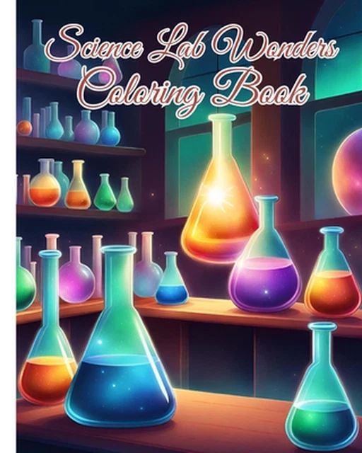 SCIENCE LAB WONDERS Coloring Book For Kids: Lab technician gifts ...