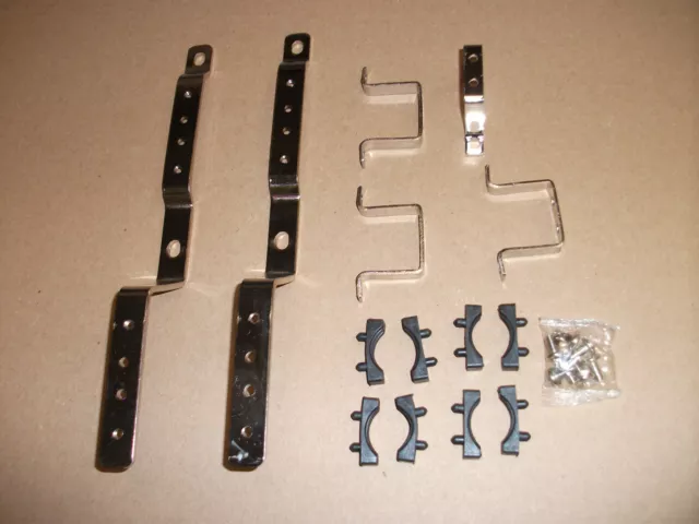 UNIVERSAL PLUMBING MANIFOLD BRACKET SET, radiant, pex, copper manifold brackets