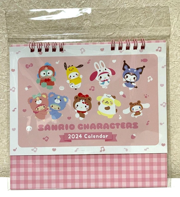 SANRIO CHARACTERS DESK Calendar 2024 from Japan 6.00 PicClick