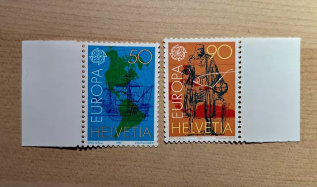 SCHWEIZ 1992 Mi 1468-1469 Europa, postfrisch**