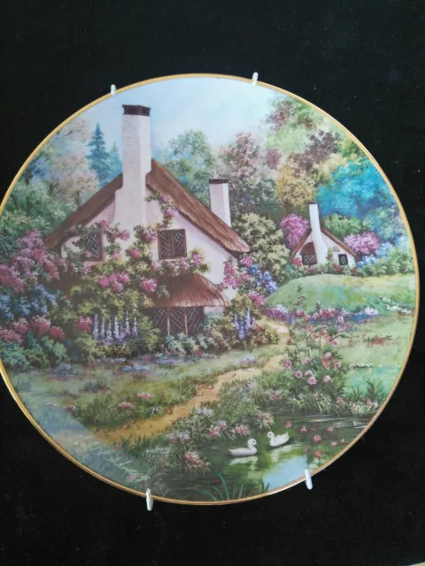 FRANKLIN  MINT  "A  COZY  GLEN"  LIMITED EDITION COLLECTOR'S vintage PLATE