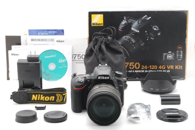 *MINT IN BOX* NIKON D750 24.3MP Digital Camera Body, AF-S 24-120mm F/4G VR Lens