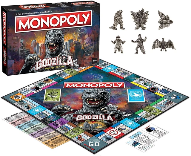 Monopoly Godzilla | Featuring Familiar Locations and Iconic Kaiju Monsters