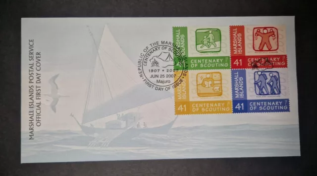 Marshall Islands - Scouting Centenary Official FDC - 25th June 2007