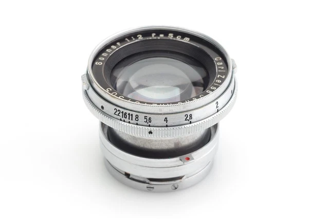 Objectif Sonnar Carl Zeiss Jena 85 Mm F/2 – Monture Contax, Bon état