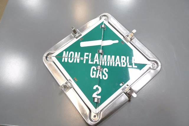 BRADY 59956 Aluminum Various Vehicle Warning Placard,   18 legends