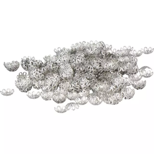 metal Flower Filigree Bead Caps  Jewelry Accessories