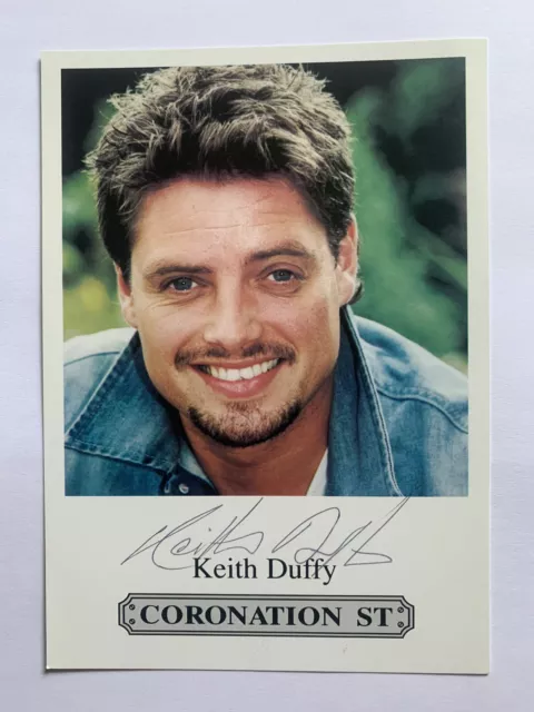 Keith Duffy TV Actor and Boyzone Singer Hand Signed Colour Photo Card