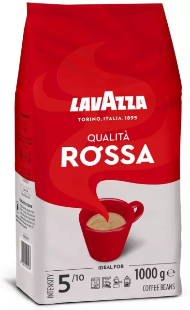 Lavazza Qualità Rossa Coffee Beans-1kg Free Fast Shipping AU