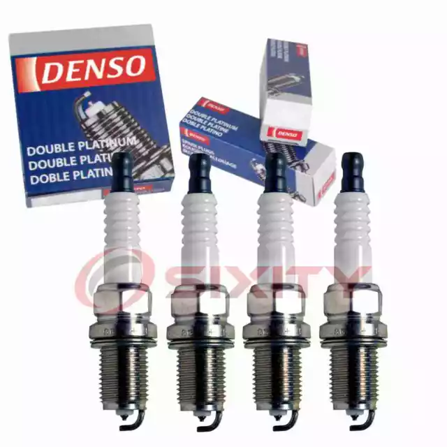 4 pc Denso Platinum Long Life Spark Plugs for 1993-1997 Ford Probe 2.0L L4 we