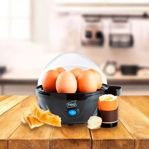 Stainless Steel Electric Egg Boiler Poacher and Steamer - Clear