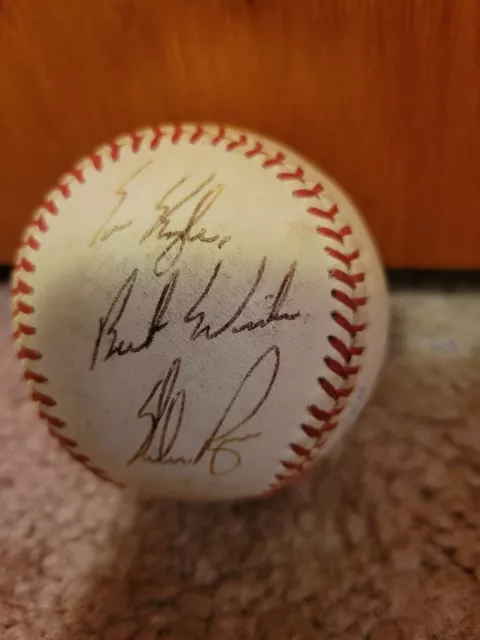 MLB Texas Rangers Hall Of Fame HoF Nolan Ryan Signed Autographed Baseball