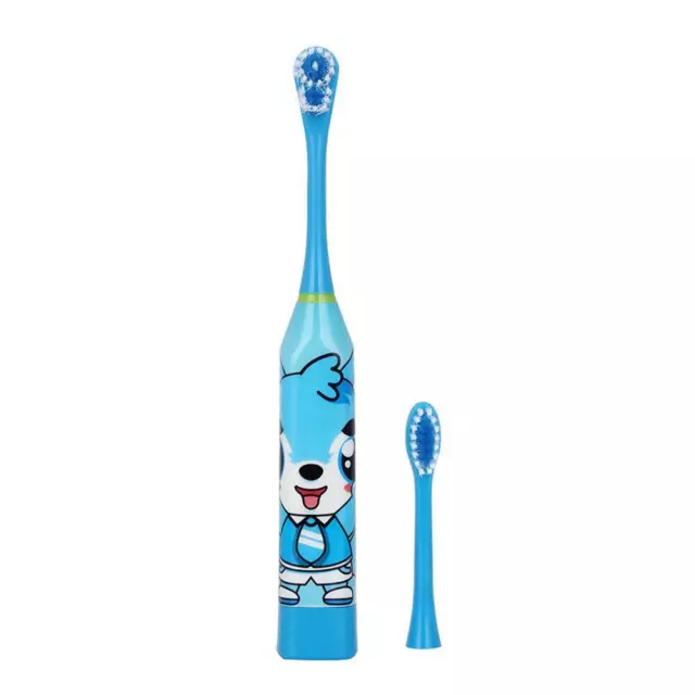 H1# Children Auto Electric Toothbrush Ultrasonic Waterproof Tooth Brush (Blue)