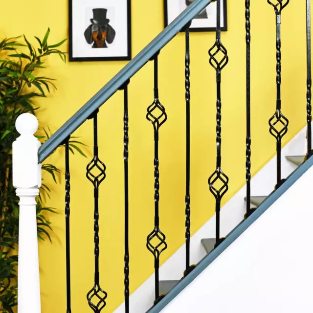Juego de 2 husillos de escalera alternativos de lujo ""Cavendish"" - patrón 8