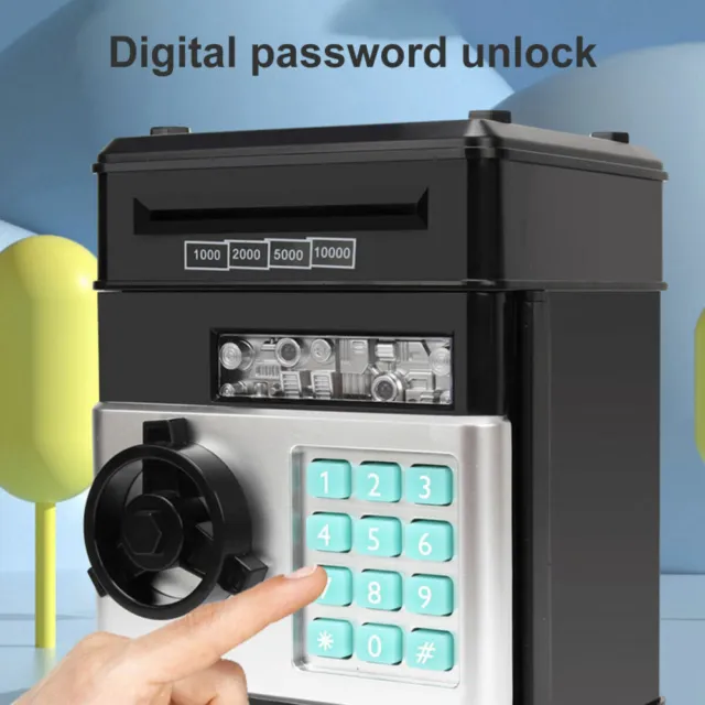 Password Saving Piggy Bank Combination Lock Money Box Safety Secret Code