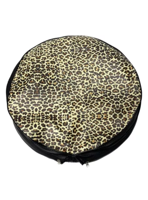 Vespa Lambretta Leopard Print 10 Inch Waterproof Vinyl Spare Wheel Cover Mod