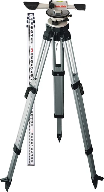 David White 44-D8824K-1C L6-20 Meridian 22X Optical Level Kit inches