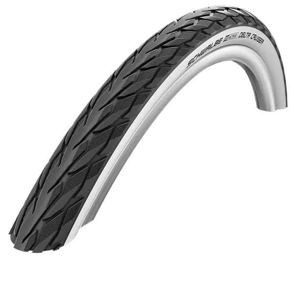 Schwalbe Delta Cruiser White Wall 700 x 28c (28-622) —AUS STOCK— Bike Tyre Tire