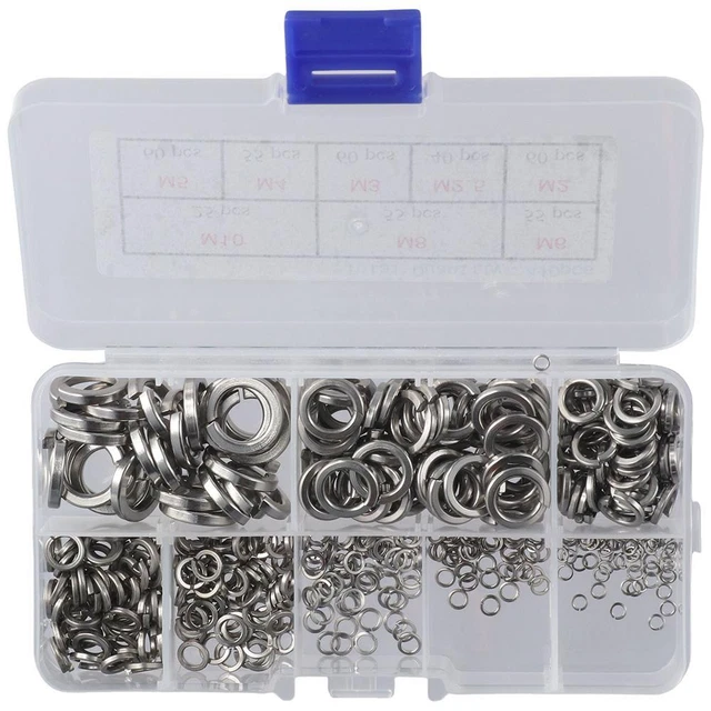 9/16 Stainless Steel Lock Washers Medium Split Grade 18-8 Qty 250