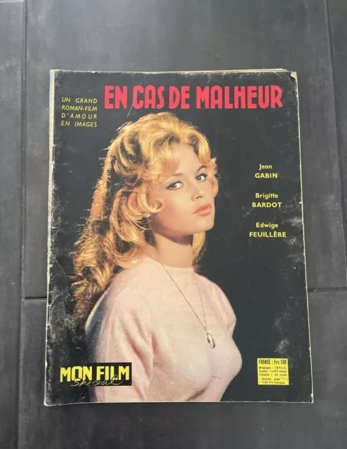 Lot De 12 Revues / Magazines Anciens Brigitte Bardot - Roman En Cas de Malheur