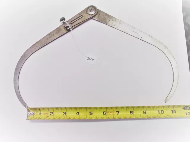 Outside Calipers Vintage BROWN & SHARPE 10" Outside Calipers fine adjustment USA