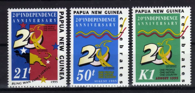 PAPOUASIE Papua NG 1995 Independence Yv 737/739 MNH  **