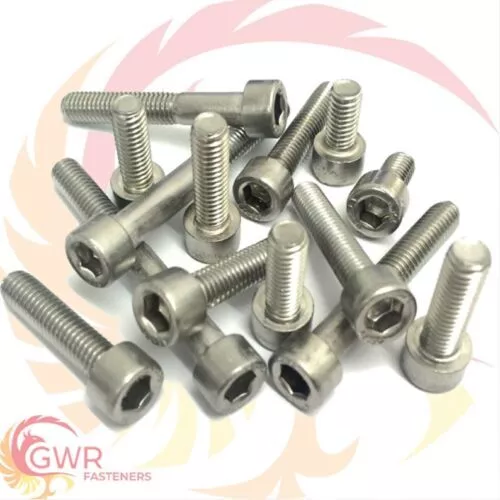 M2 x 8mm SOCKET CAP HEAD SCREWS HEX ALLEN BOLTS A2 STAINLESS STEEL - DIN 912