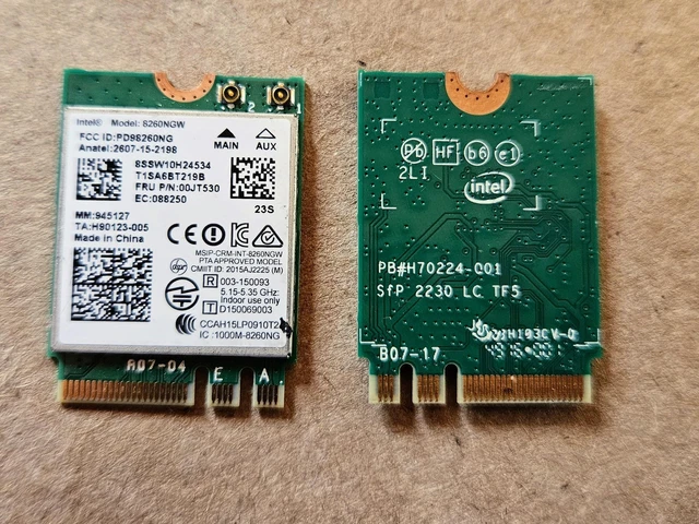 INTEL DUAL BAND AC 8260 8260NGW 802.11ac WIFI WLAN CARD - bluetooth 4.2 ...