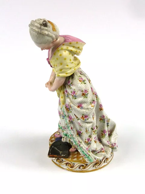 alte Figur - Meissen - Marcolini - 1774-1814 - "Der zerbrochene Spiegel" 2