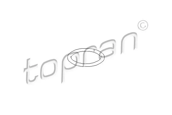 Gasket, oil filler connector closure for Chevrolet Opel Topran 207 217 2