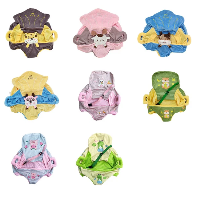 Cubierta de silla de sofá de felpa para asiento de bebé de dibujos animados para niños pequeños sin algodón