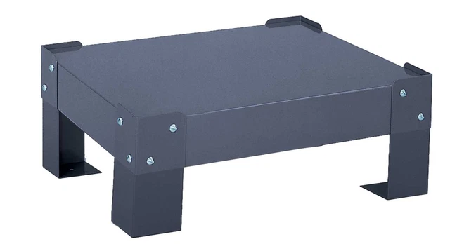 Durham 304-95-5.75/Leg Gray Steel Base for Large Slide Racks, 20-5/8" Width X 5-