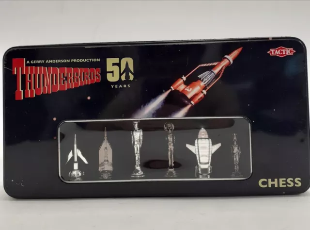 Vintage Thunderbirds 50 Years - Chess Set By Tactic  Limited Edition - Used