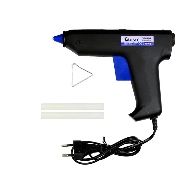 Pistolet à Colle Chaude Bâtonnets de Adhésif 80W 11,2mm + 2 Cartouches